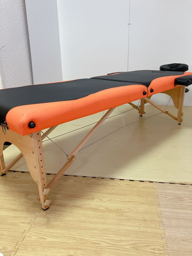 折りたたみ　エステベッド　マッサージベッド　持ち運びカバー付き　組み立て説明書