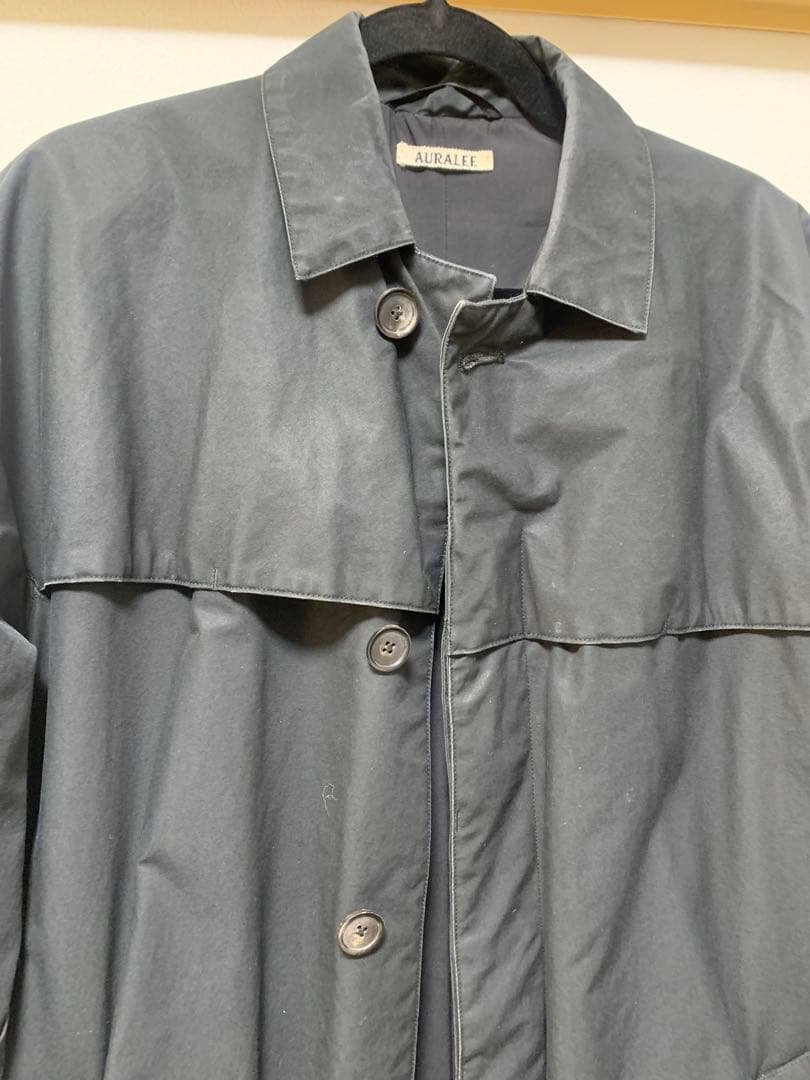 ジャケット・アウター AURALEE HIGH COUNT CLOTH LONG COAT