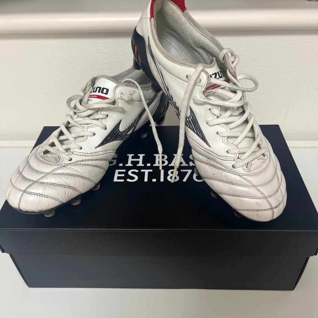 Mizuno Morelia Neo3 サッカーシューズ ホワイト/レッド