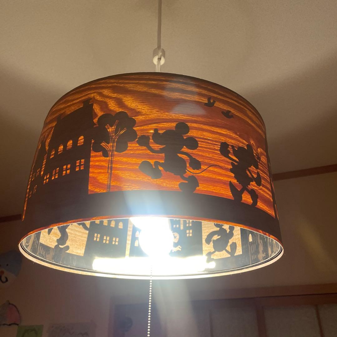 ディズニー　電気　照明　天井証明　ランプ　和室　和風