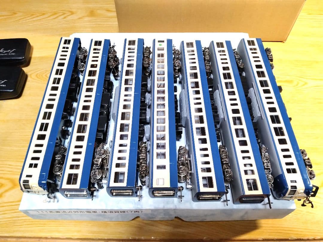 カツミ　HOゲージ　111系（113系）電車7両 横須賀線色　ブラスモデル