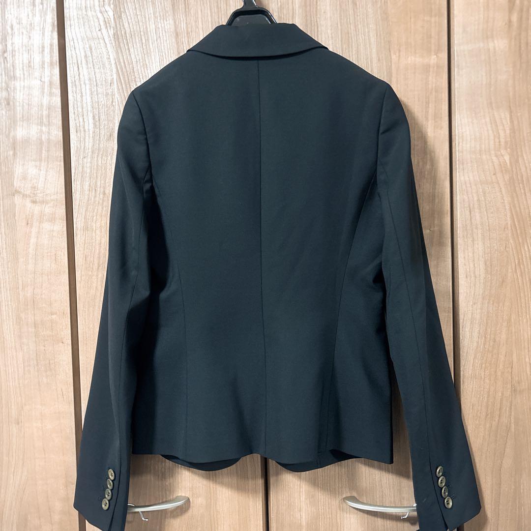 【美品】theory フレアパンツスーツ サイズ2 （M）黒