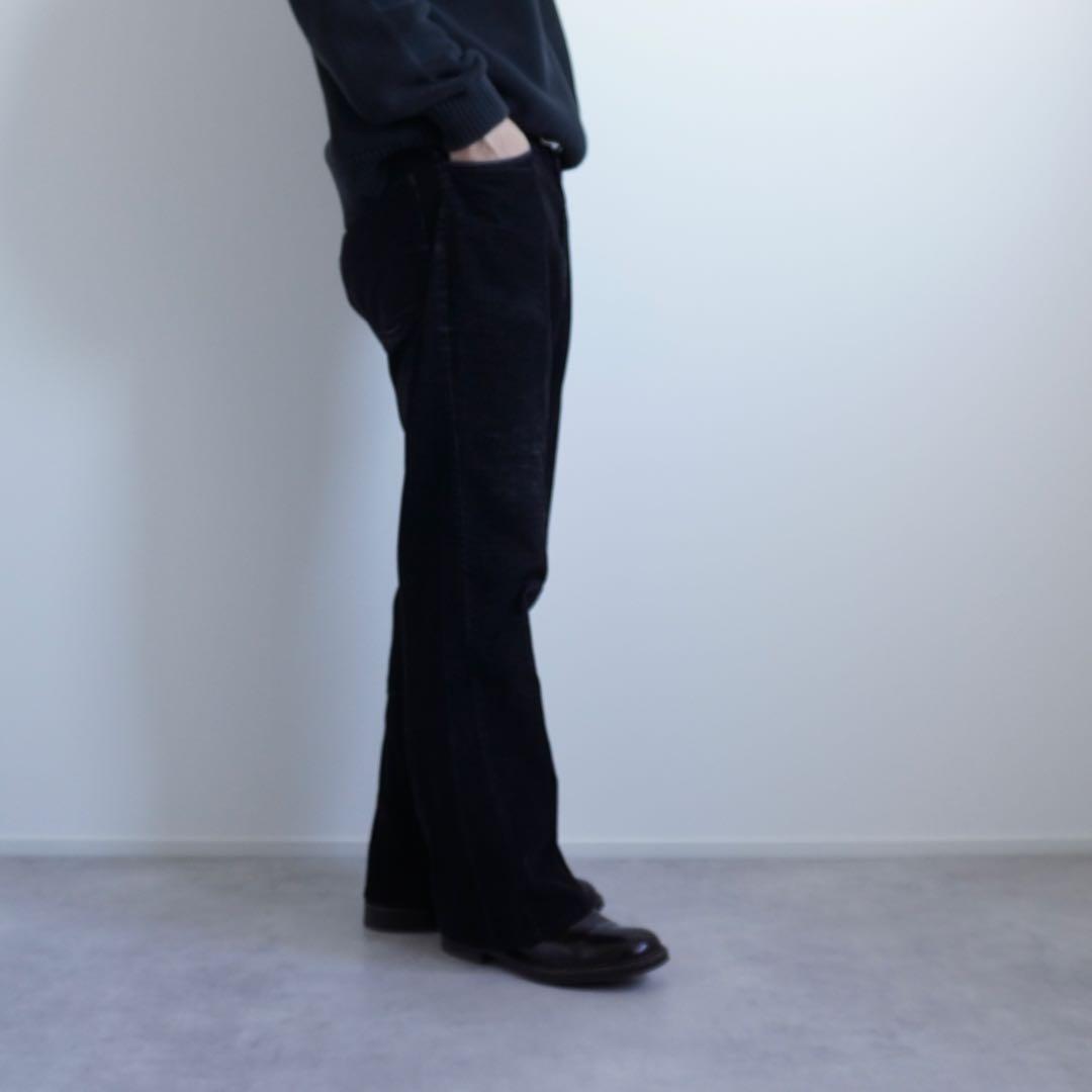 ま*ち様 【70s】levisリーバイス 517 ブラックコーデュロイ bigE