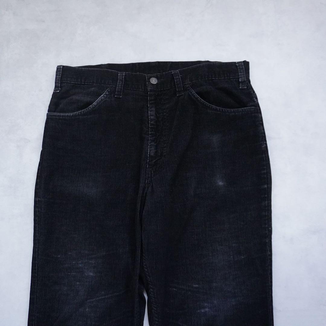 ま*ち様 【70s】levisリーバイス 517 ブラックコーデュロイ bigE