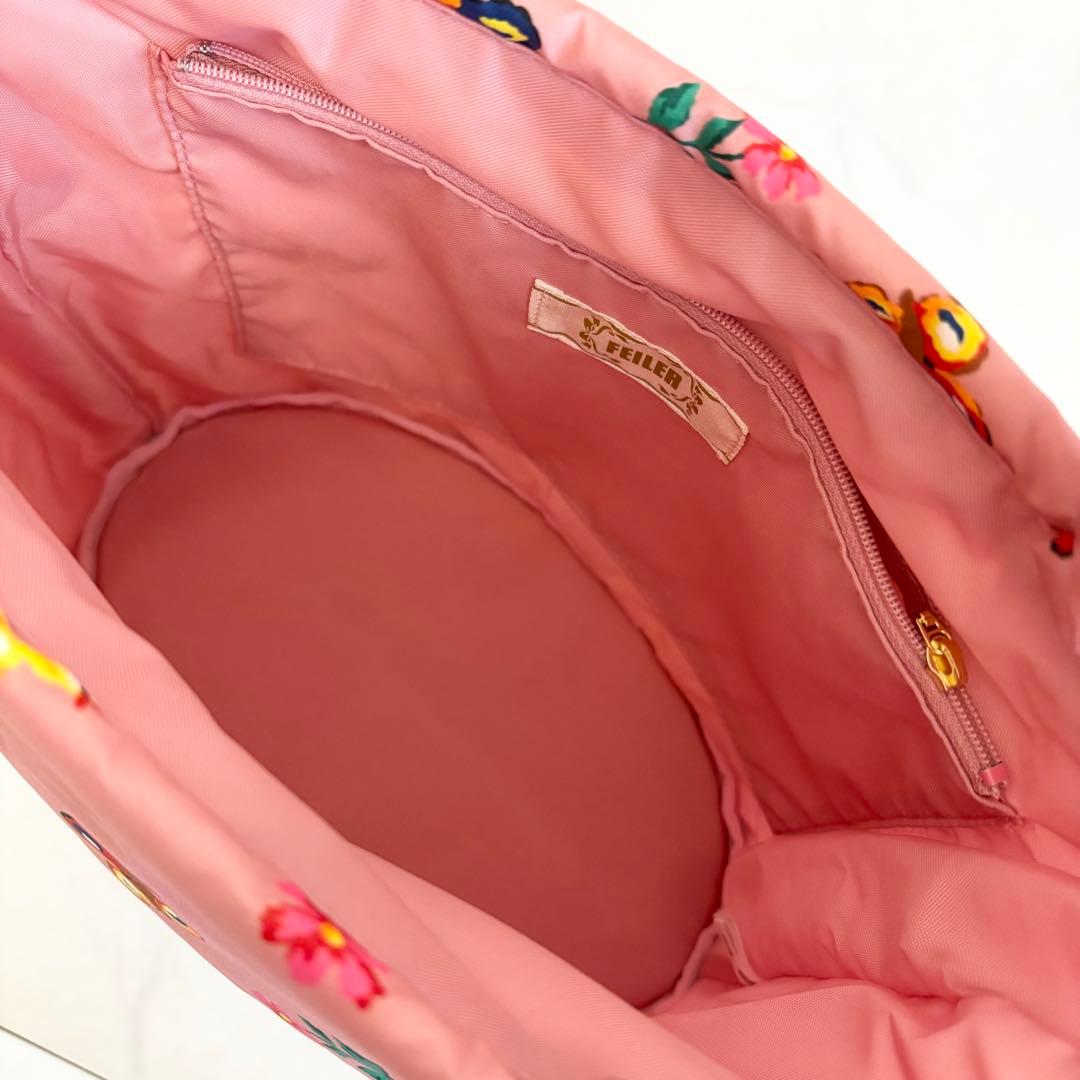 フェイラー ハイジ エコ ユース トート バッグ 極美品✨ ピンク 中綿 希少