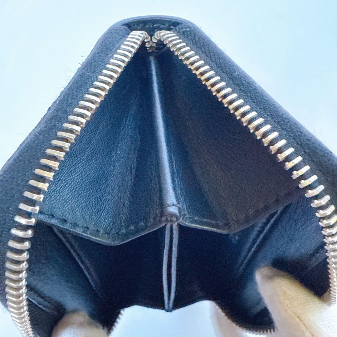 Dior クリスチャン ディオール ラウンドファスナー ケース ブラック