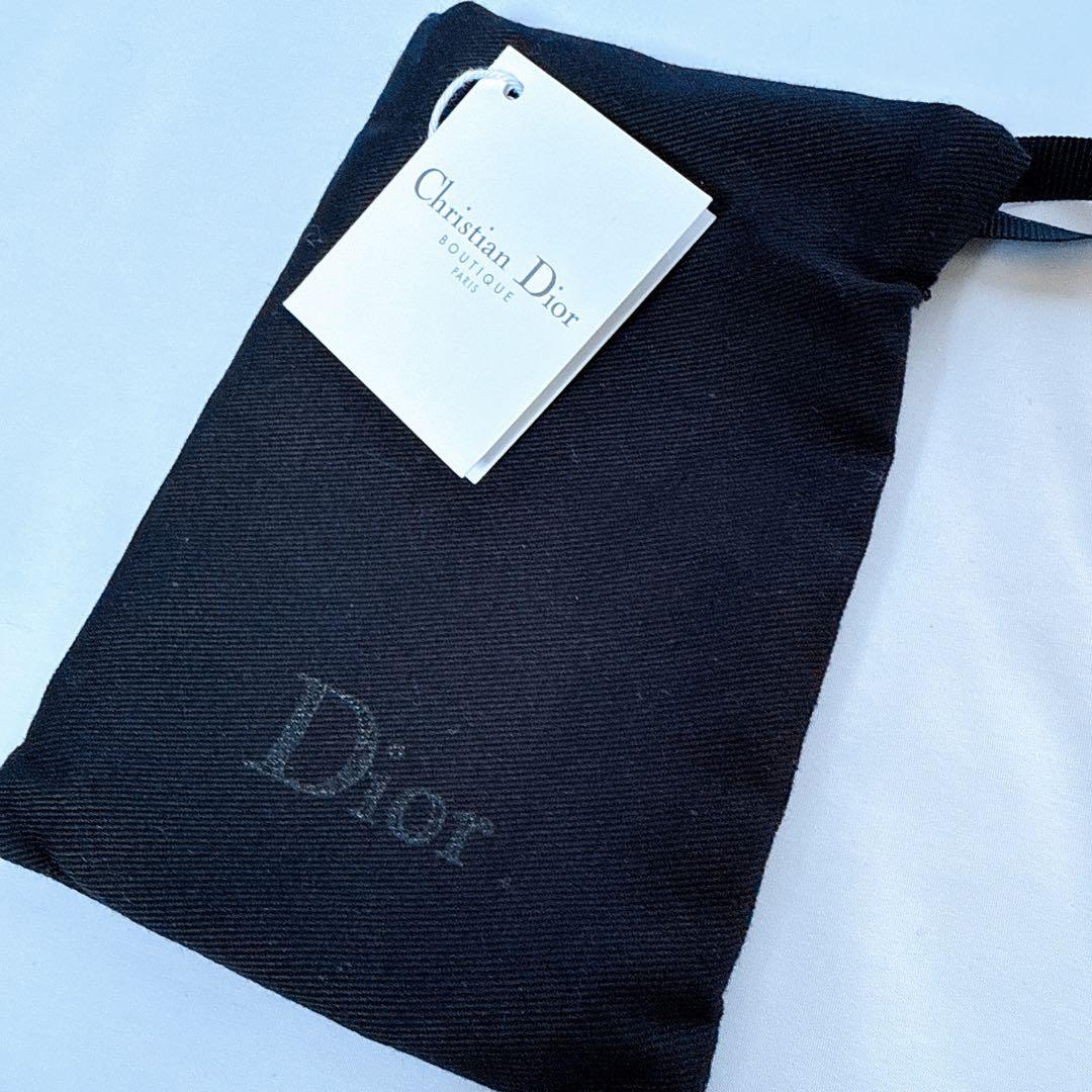 Dior クリスチャン ディオール ラウンドファスナー ケース ブラック
