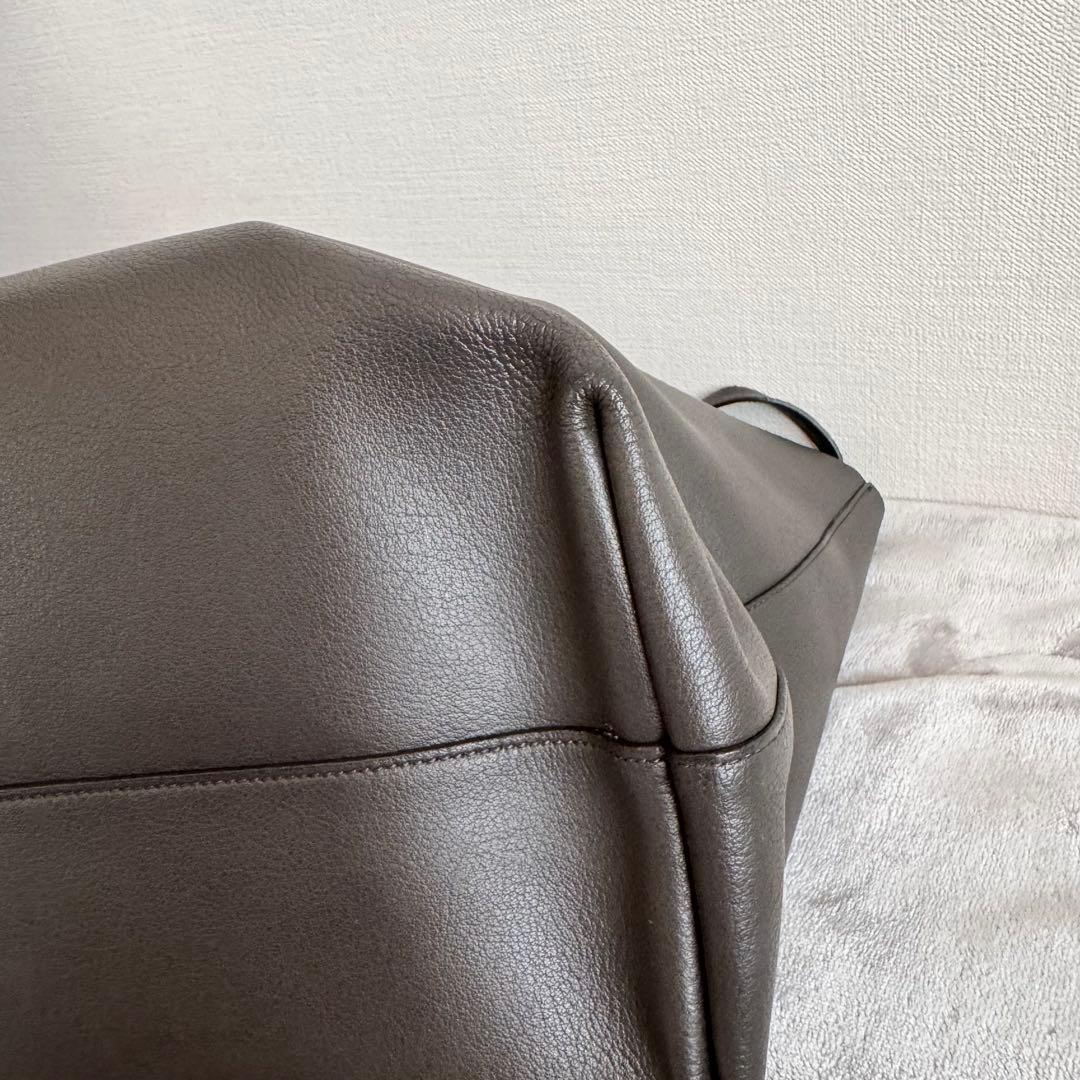 SAINT LAURENT ダークグレー トートバッグ