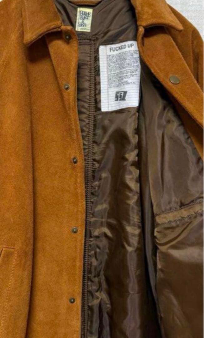 【価格交渉可】BEAMS SSZ FUCKED UP スエード コーチジャケット