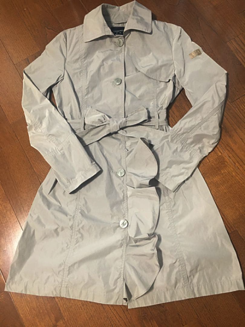 EMPORIO ARMANI エンポリオアルマーニ スプリングコート フリル