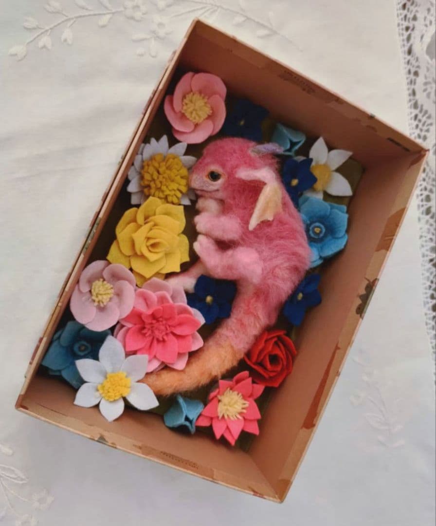 羊毛フェルト ファンタジックベビードラゴン