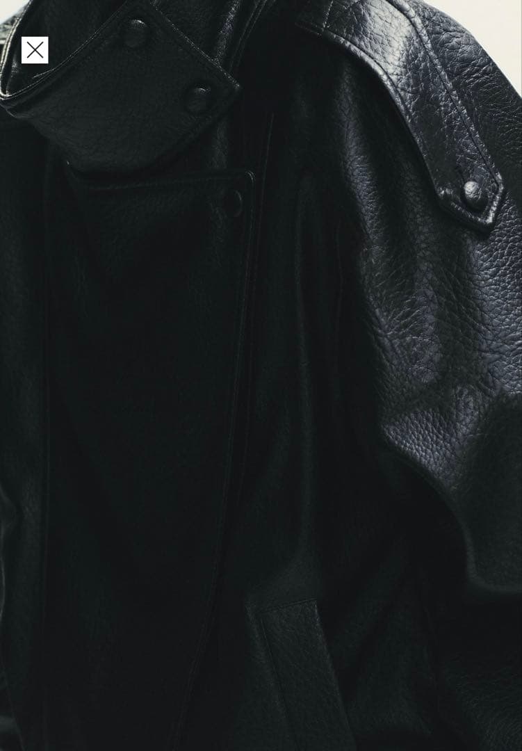 ZARA フェイクレザージャケット　XS