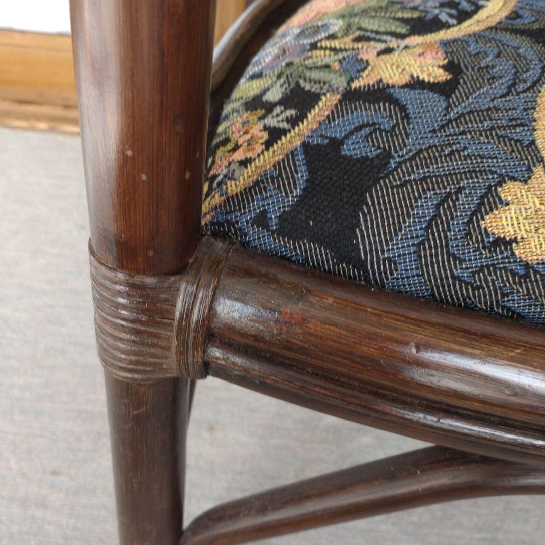 マルニ　maruni ラタン　椅子　チェア　ガーデン コーヒー　アンティーク家具