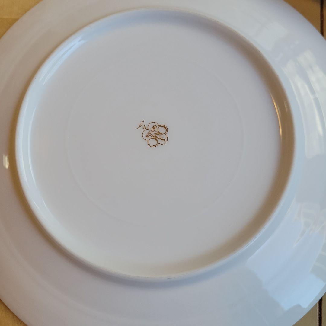 大倉陶園❸クラウンエンボス　デザート皿　3枚