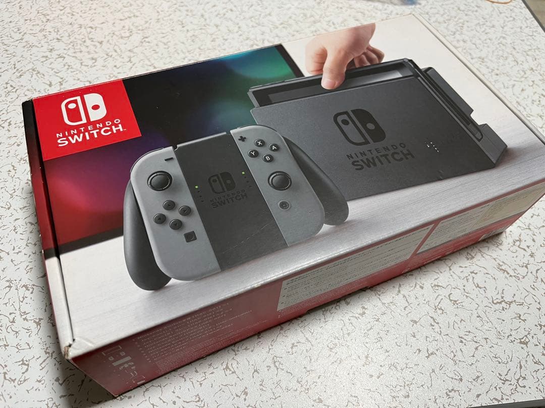 Nintendo Switch 本体 グレー　付属品・箱付き