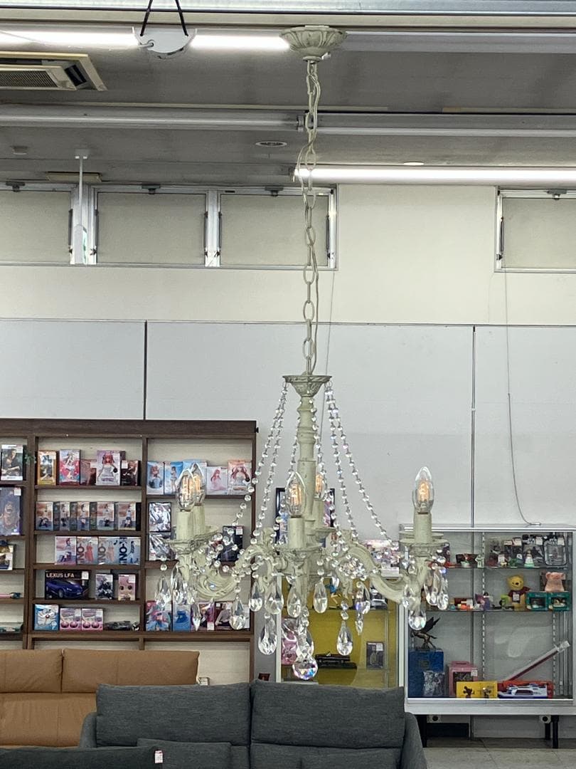 Raffine ペンダントライト シャンデリア アンティーク調 ホワイト