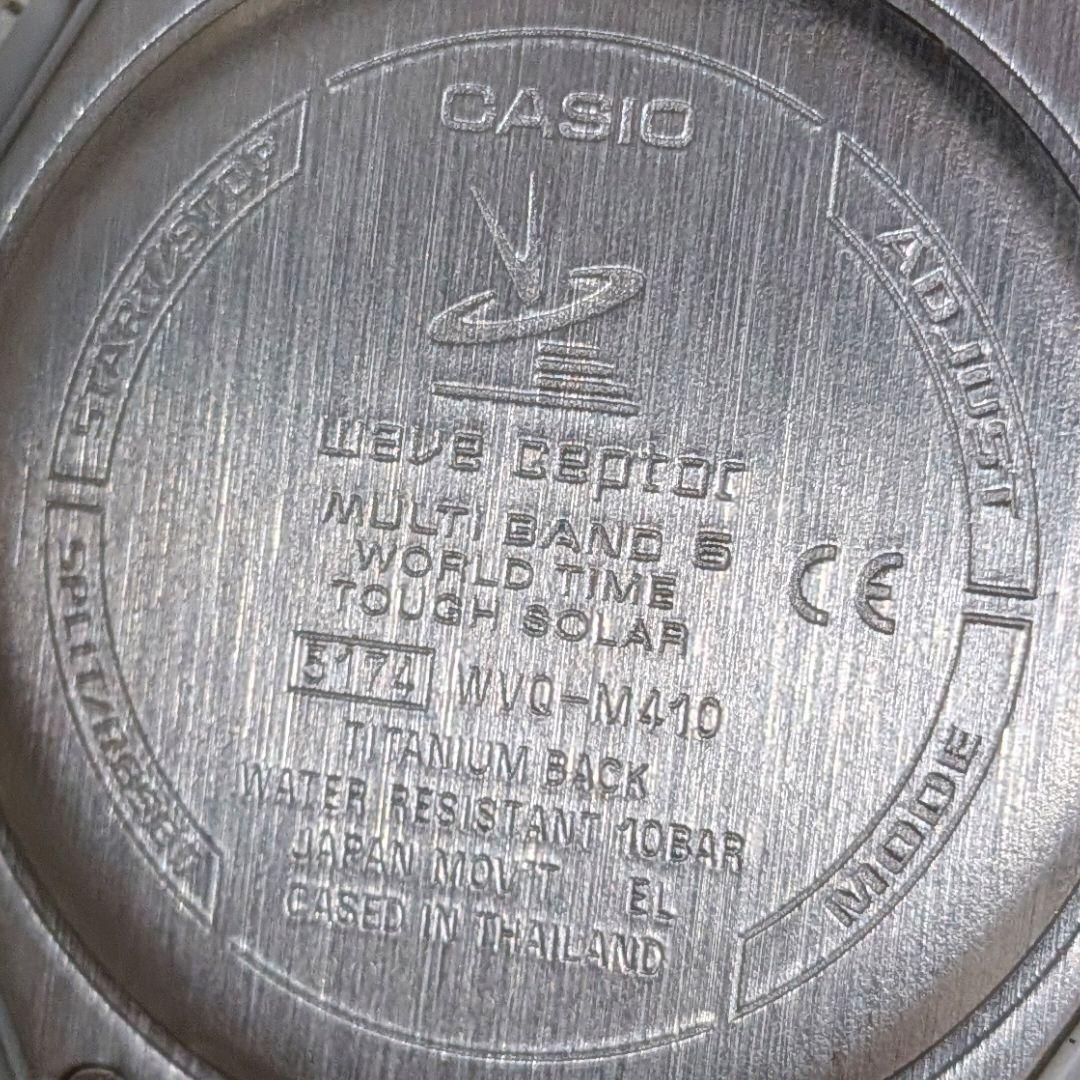 新品未使用　CASIO　ウェーブセプター　腕時計　電波ソーラー WVQ-M410