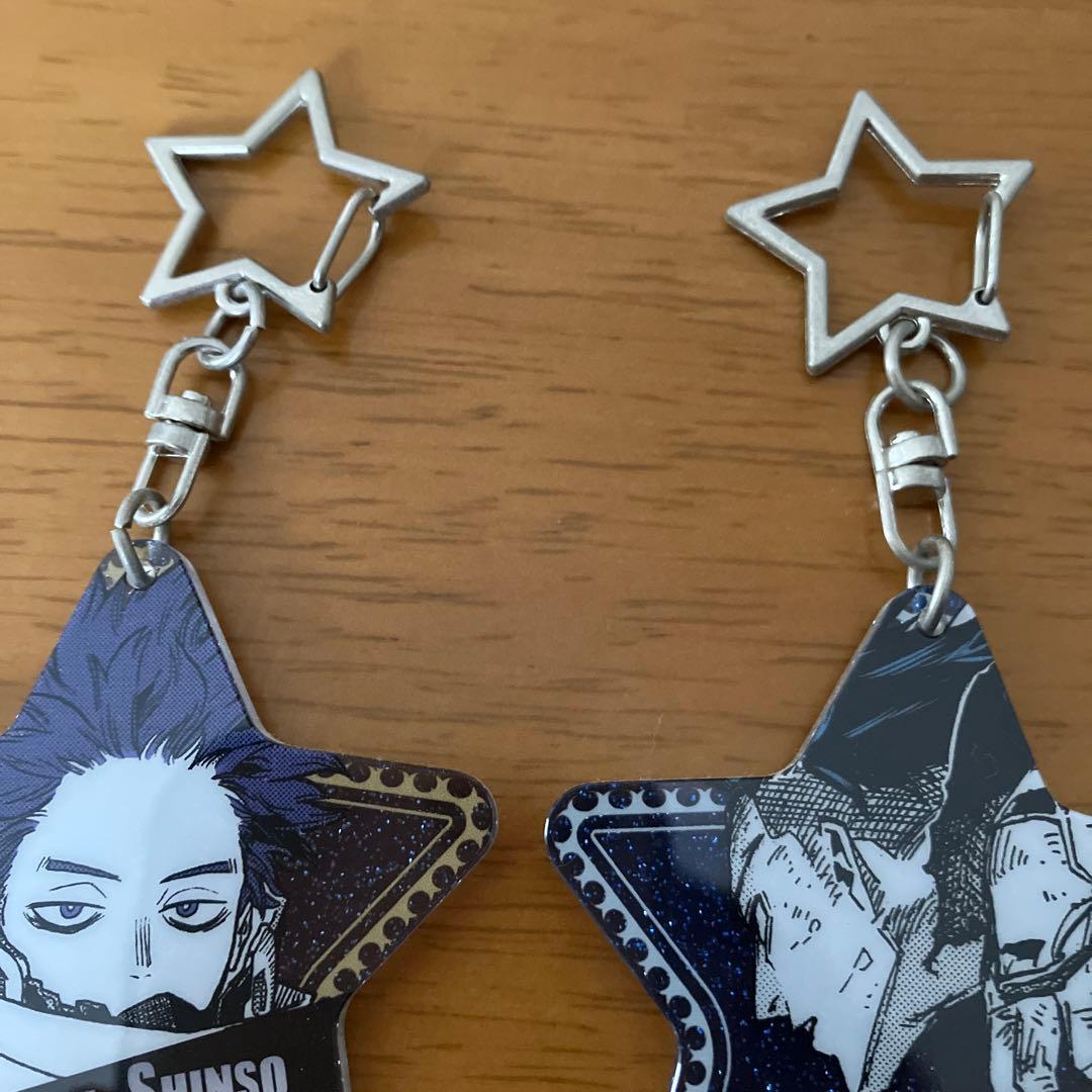 ヒロアカ 青山くんの皆きらめけラメキーホルダー 爆豪 緑谷 轟 物間 心操 切島