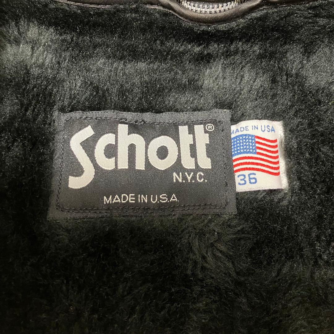 が*ー様 希少 美品 レア品番 ATV101 schott ライダース 36 M