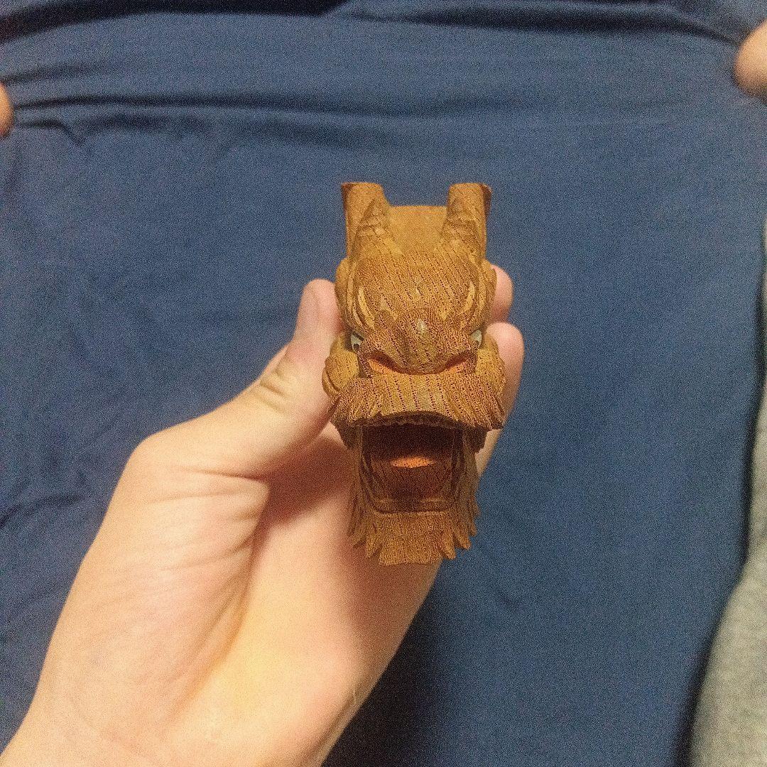 地車（だんじり）の龍の木彫り