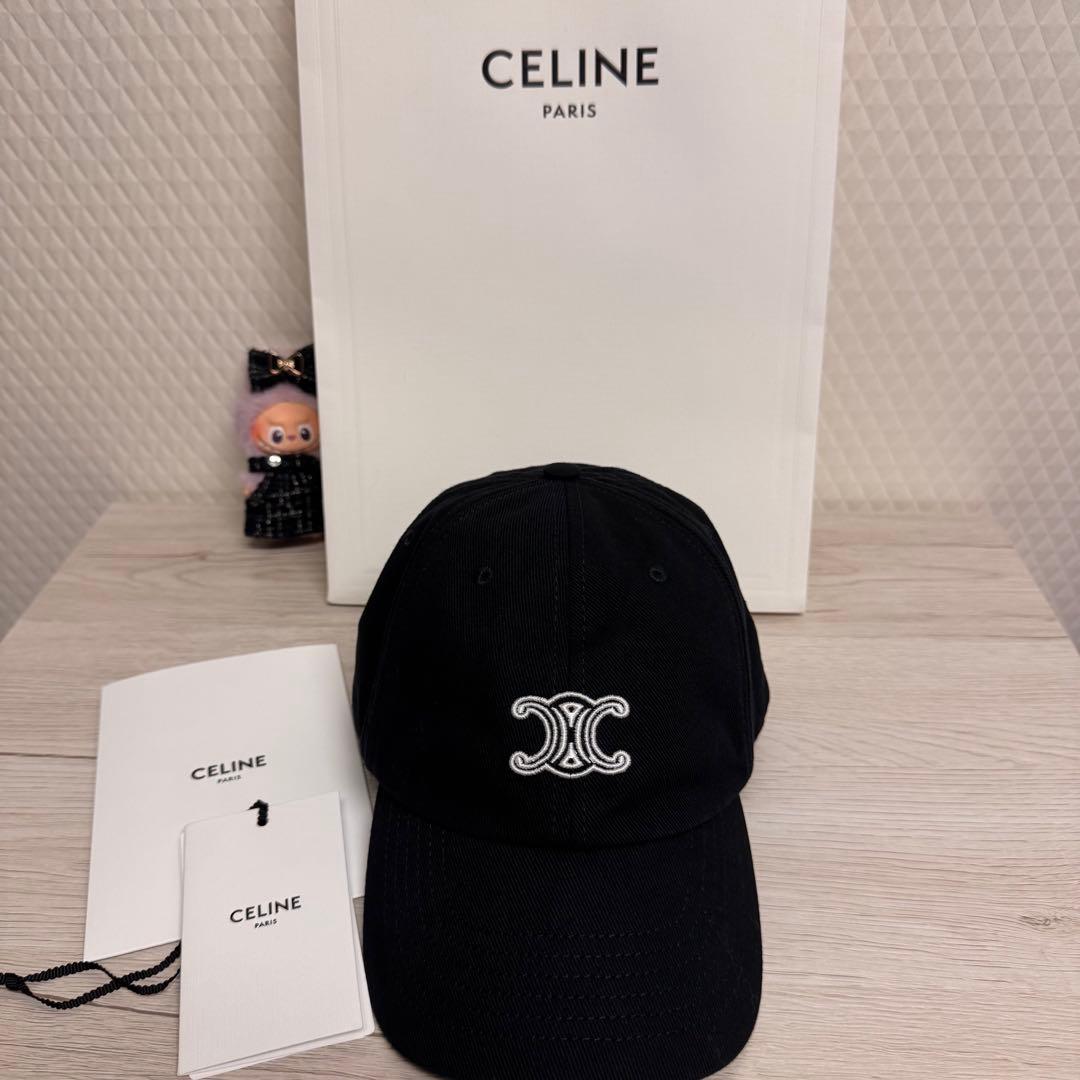 【新作】 ★CELINE★CAP★新品未使用★正規品★ Ｌsize★ブラック★