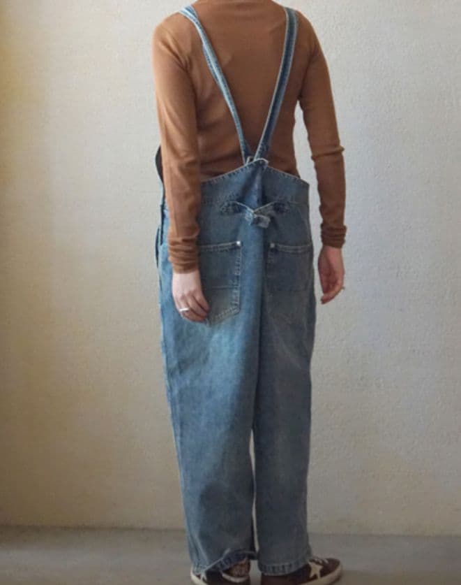 新品未使用　１１ＯＺデニムミドルバックオーバーオール 40,700円