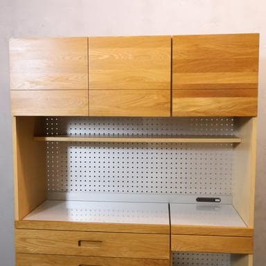 unico ウニコ HUTTE オーク材 キッチンボード レンジボード 食器棚