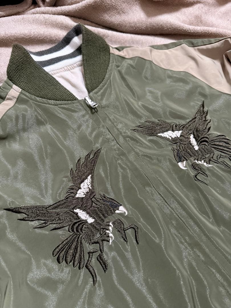 BUFFALO BOBS スカジャン 鷲 富士山 日本スカジャン vintage