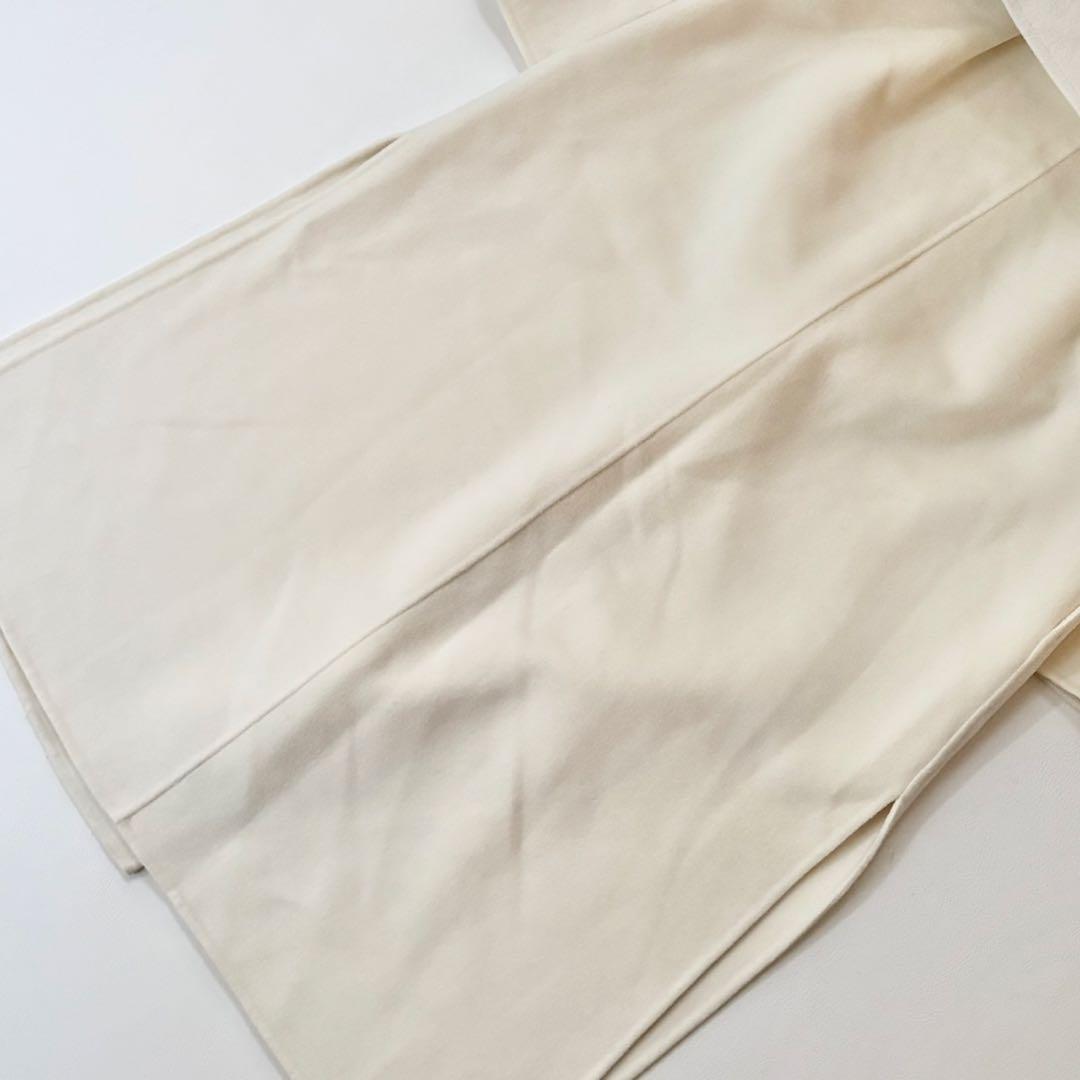 極美品✨マックスマーラ クチートアマーノ ノーカラーコート ウール カシミヤ 白