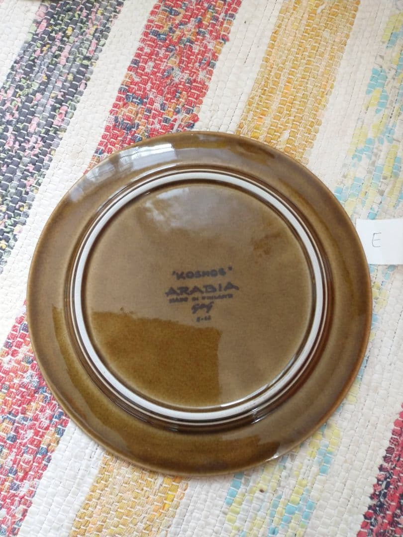 ARABIA/アラビア Kosmos/コスモス 20cmプレートE