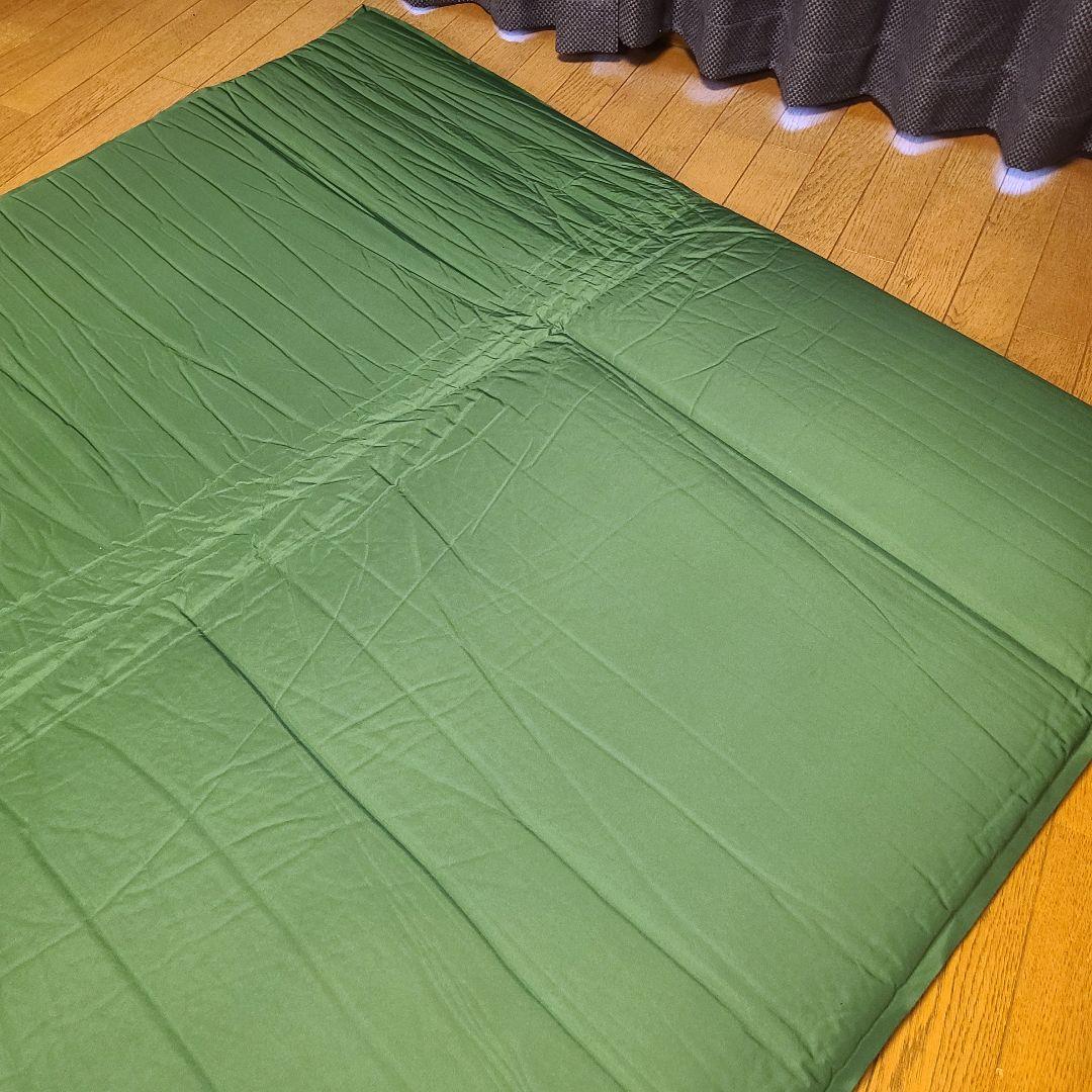 【美品】コールマン キャンパーインフレーターマットW ダブルサイズ グリーン