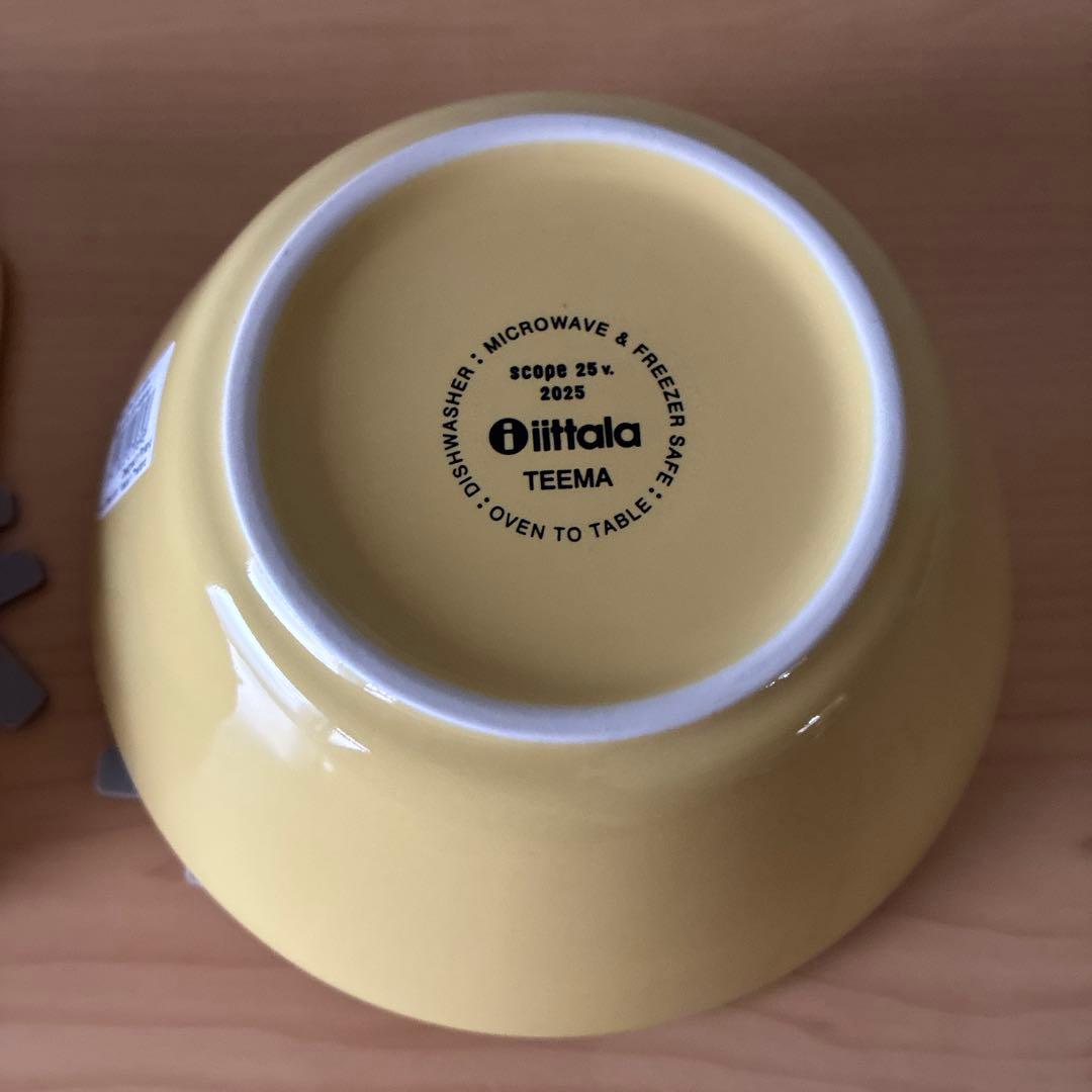 イッタラ　ティーマ　イエロー　限定色　scope スコープ