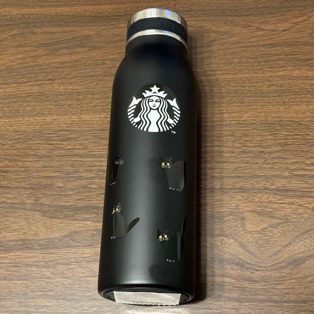 スタバ　ハロウィン　2022　ステンレスボトル　キャット