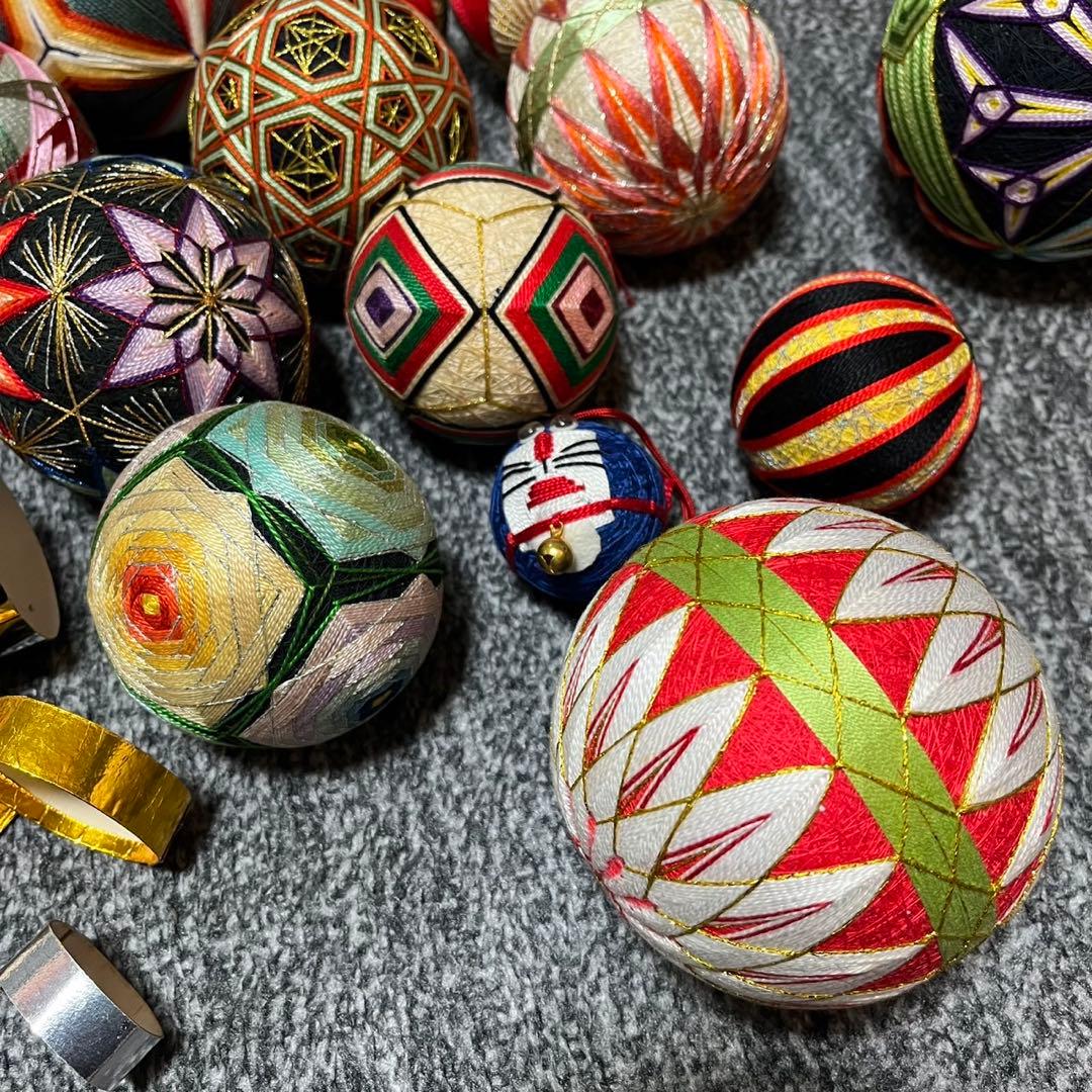 紀州てまり　23個　大　中　小　手毬