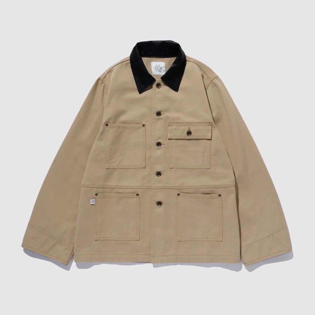 searoomlynn ECO Leather collarカバーオール
