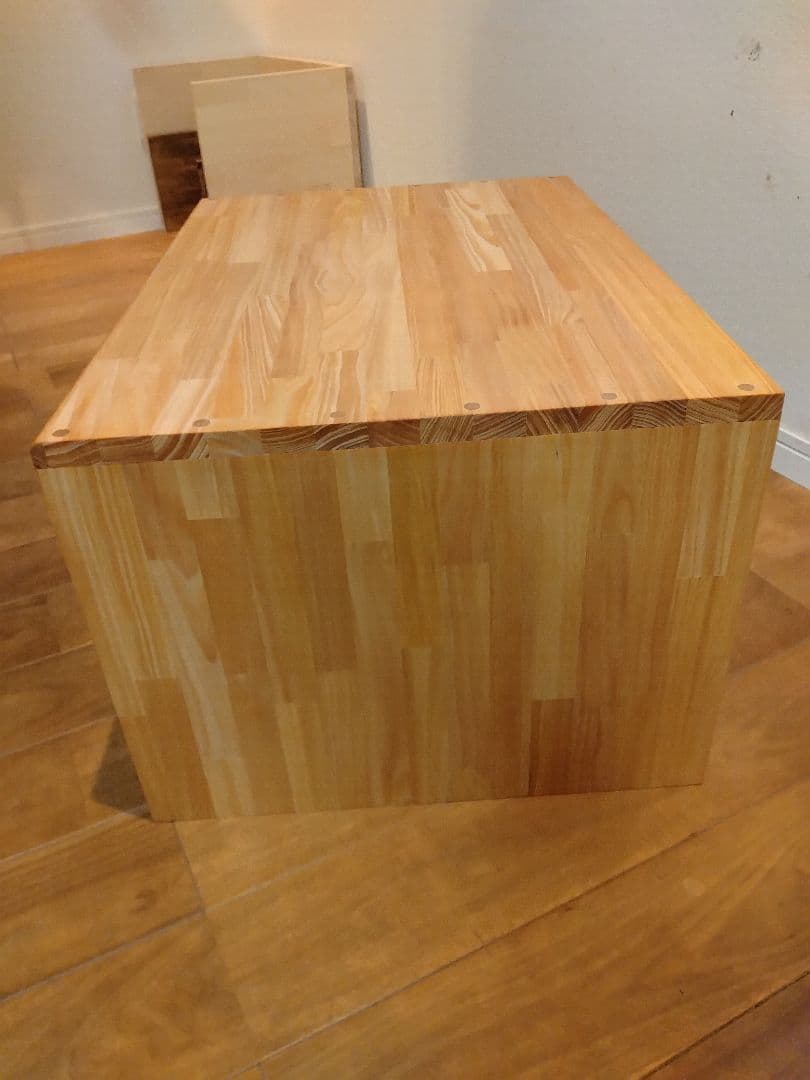 木製　ハンドメイド　オーダー　コの字型　水槽台　サイドテーブル　シェルフ　棚