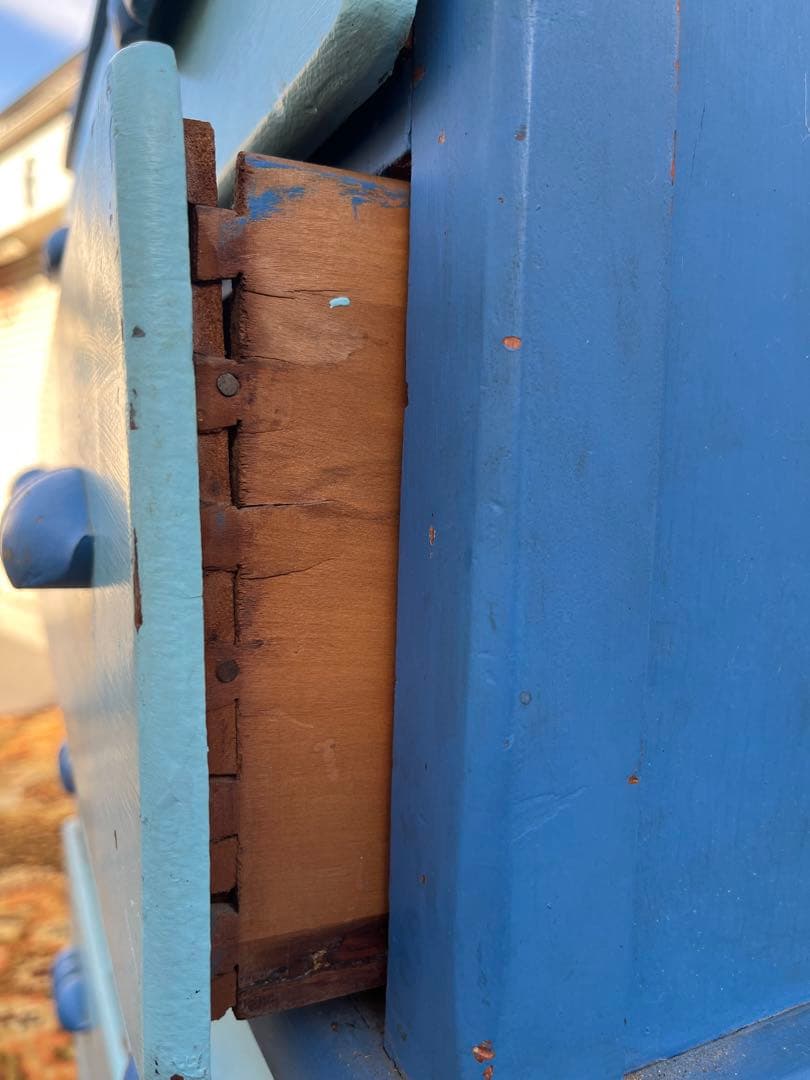 ブルー チェスト インテリア アンティーク ビンテージ ヴィンテージ 箪笥