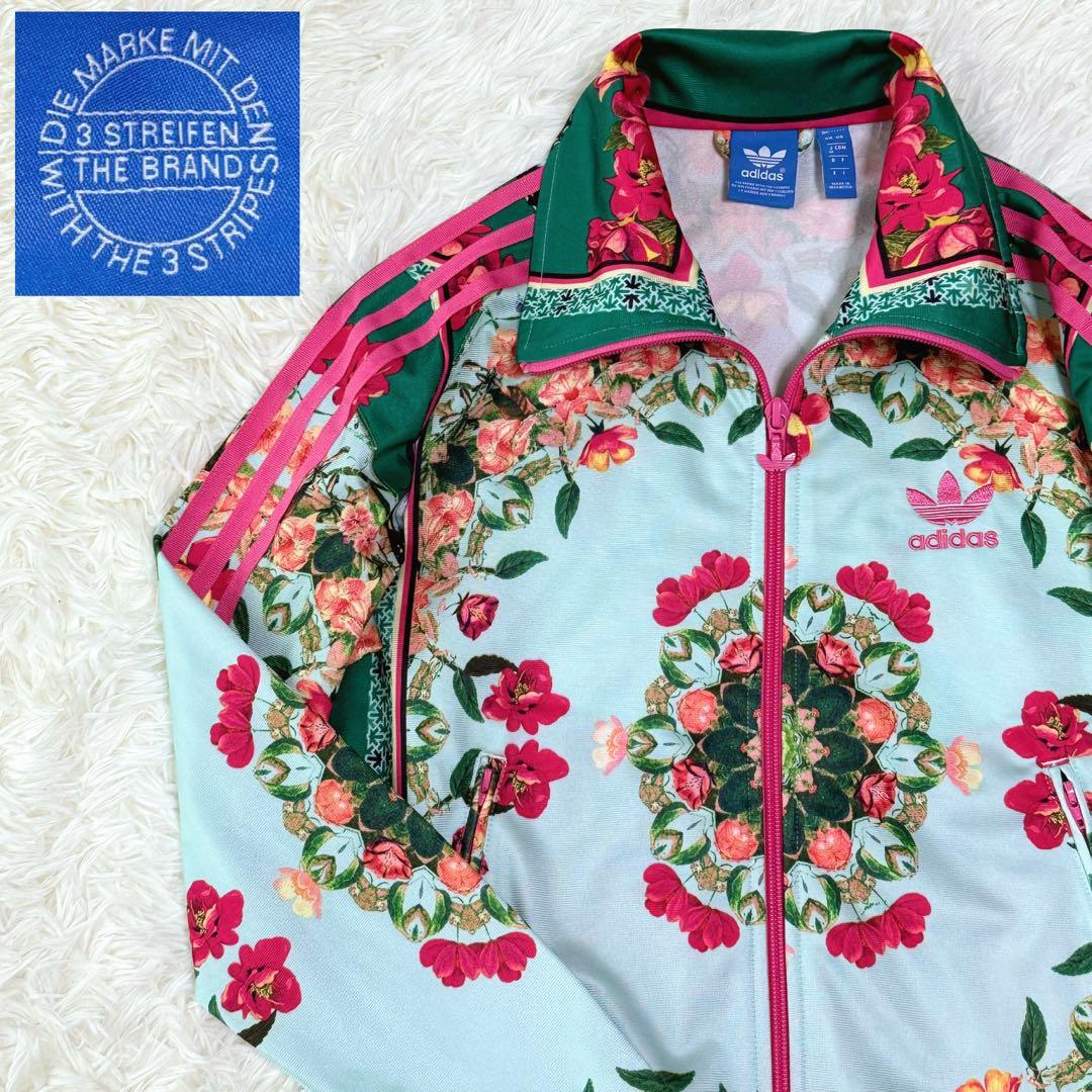 【未使用級】希少 アディダスオリジナルス ファーム トラックジャケット 花 M