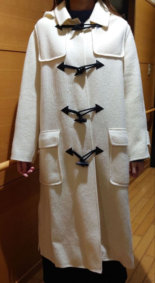 ホワイト ダッフルコート 未使用