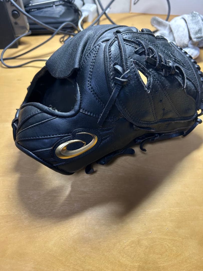 ASICS 硬式グローブ 黒　大谷モデル　投手用