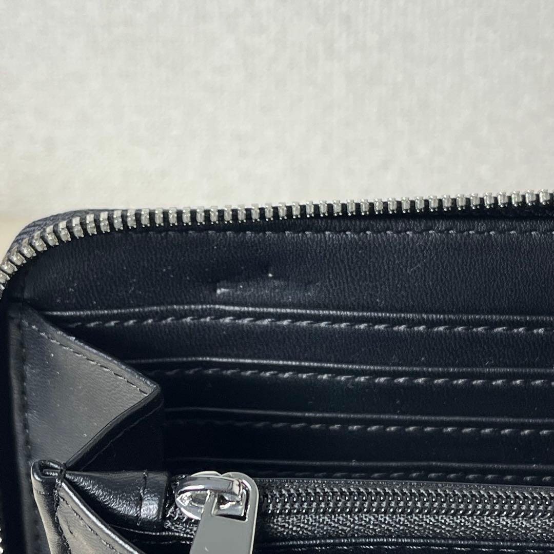 新品未使用　EMPORIO ARMANI 長財布　ラウンドファスナー　レザー