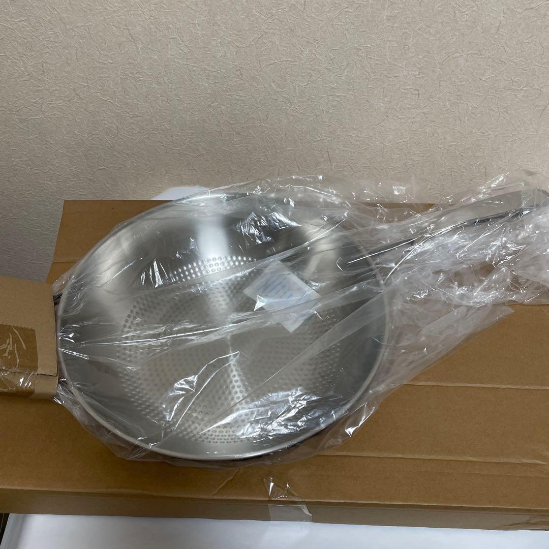 【新品】タッパーウェア　ウォック　32cm 蒸し揚げラック付き