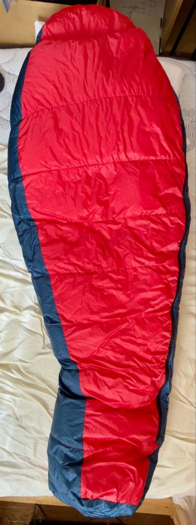 NANGA ナンガ シュラフ オーロラライト600DX さかいや別注 赤×青