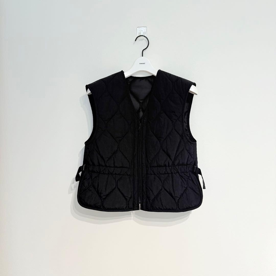 H BEAUTY&YOUTH｜ナイロンワッシャーキルティングベスト