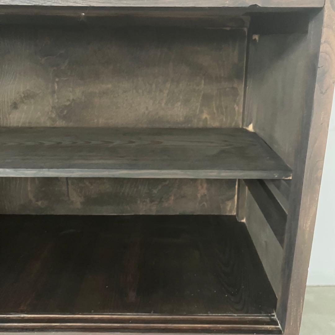 レトロ　ヴィンテージ　アンティーク　古家具　古民家　古道具　食器棚　シェルフ