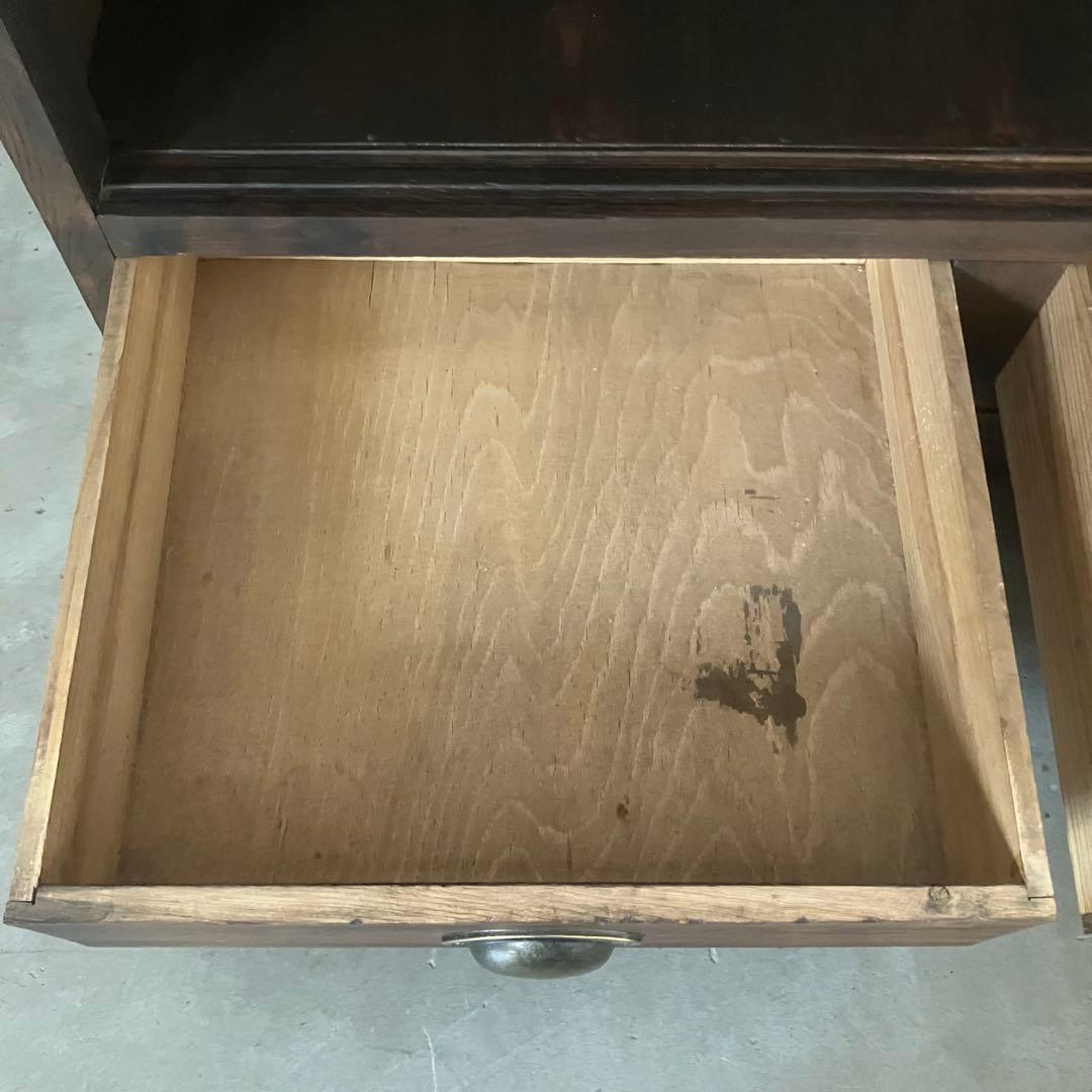 レトロ　ヴィンテージ　アンティーク　古家具　古民家　古道具　食器棚　シェルフ