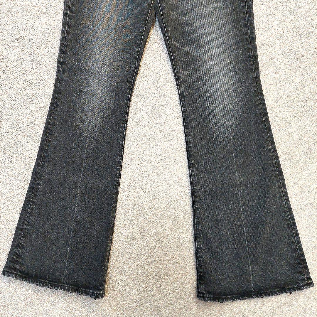 MOUSSY　MVS BLACK FLARE　24　タグ付新品