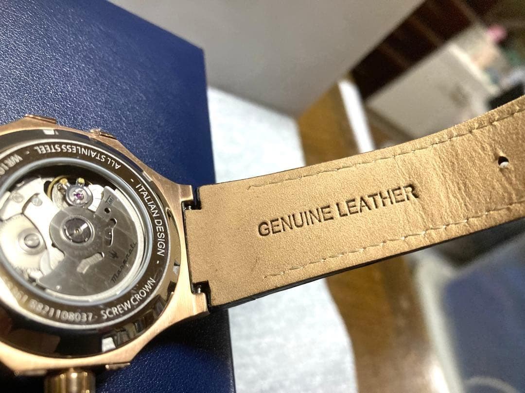 マセラティ時計★ポテンザ★自動巻き★両面スケルトン