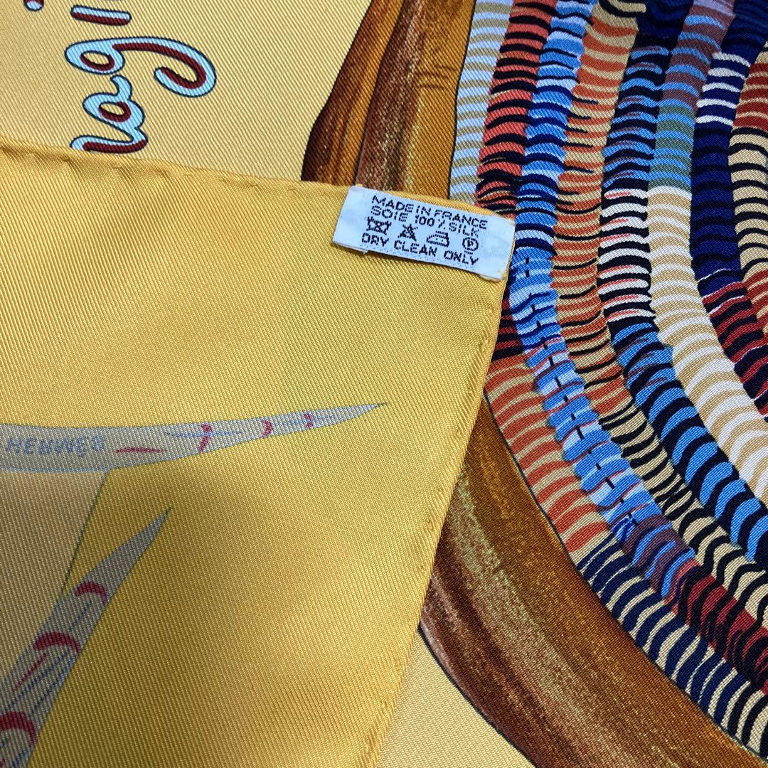 エルメス　スカーフ 90cm レア柄❗️「手仕事の魅力」