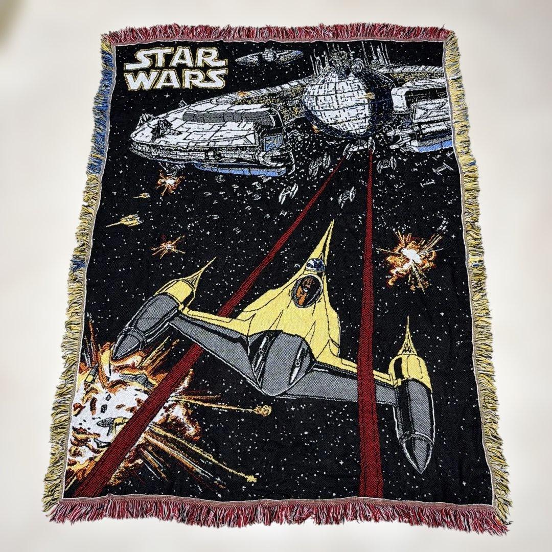 スターウォーズ　ブランケット　マルチカバー　ソファーカバー　ラグ 145x112